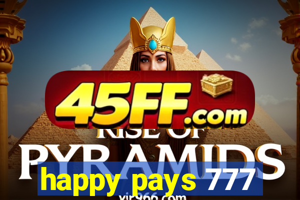 happy pays 777